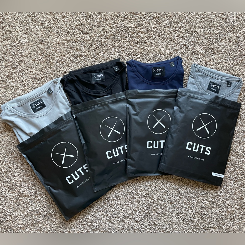 Men’s Cuts shirts size M bundle NWT